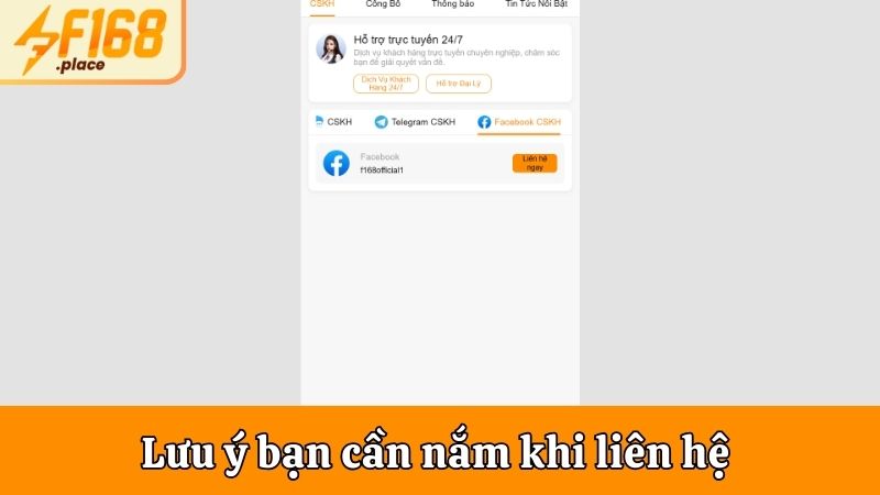 Lưu ý bạn cần nắm khi liên hệ